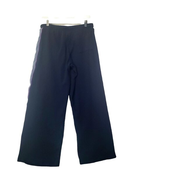 TED BAKER Women Pants 4 10 Jogger Striped Drawstring High Rise Cotton Elastic - Picture 2 of 9